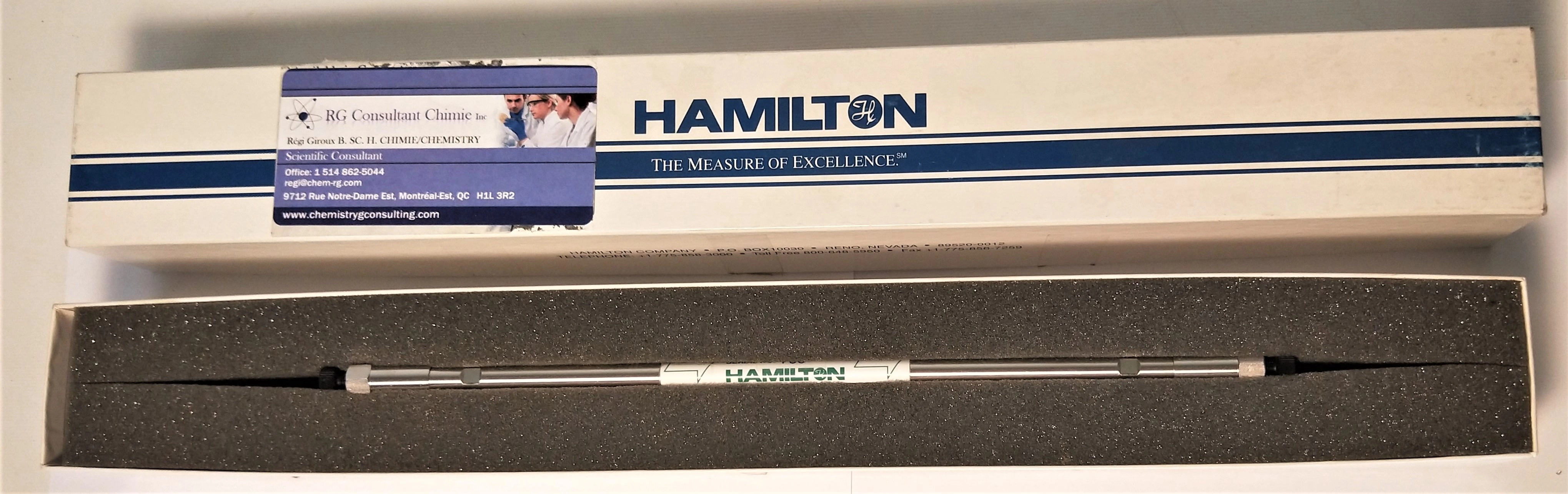 Hamilton RCX-10 Anion Exchange HPLC Column - 25 cm x 4.1mm x 7um