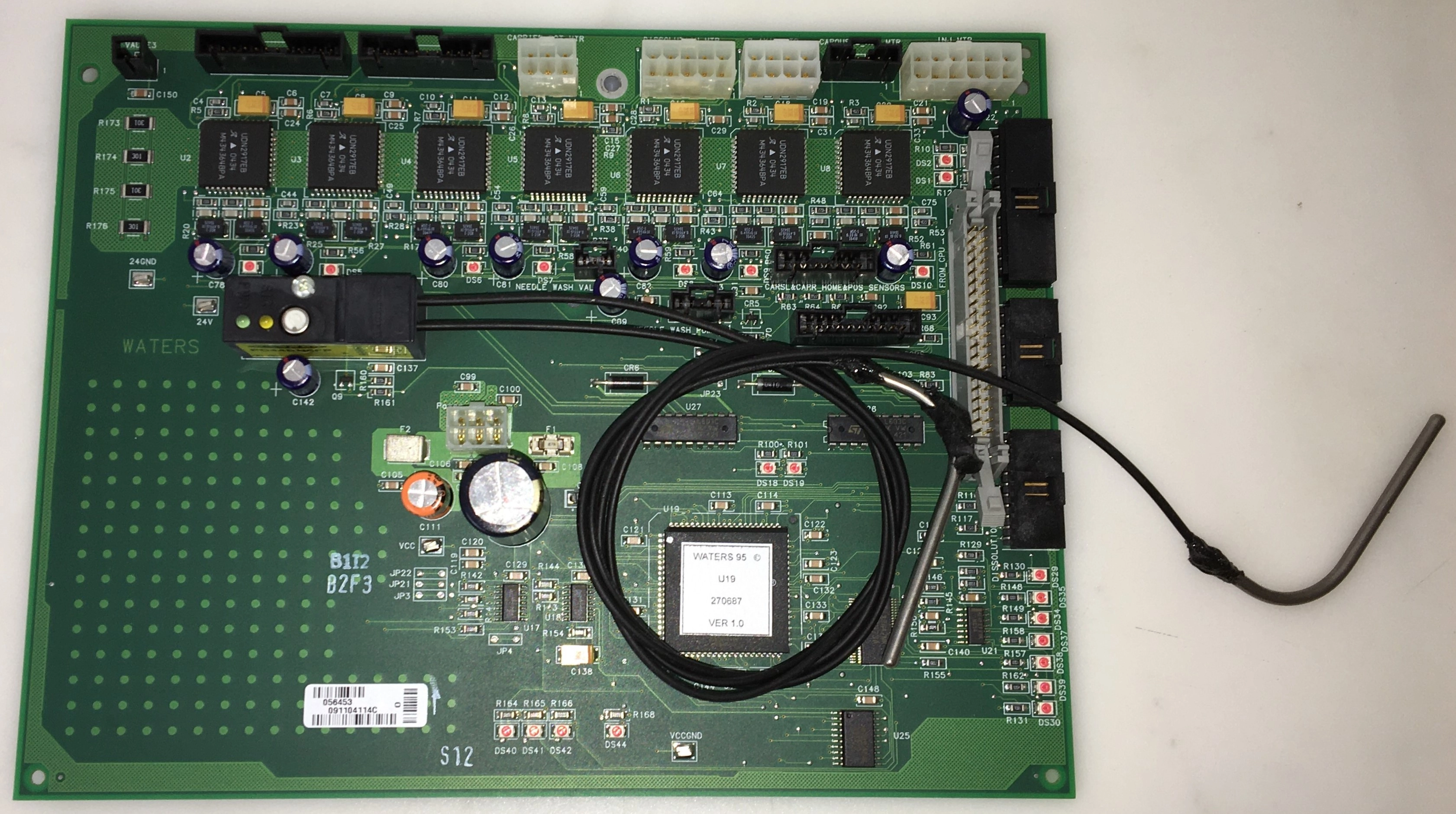 Waters Alliance 2695 HPLC Fluidics Driver PCB Board (P/N 056453)