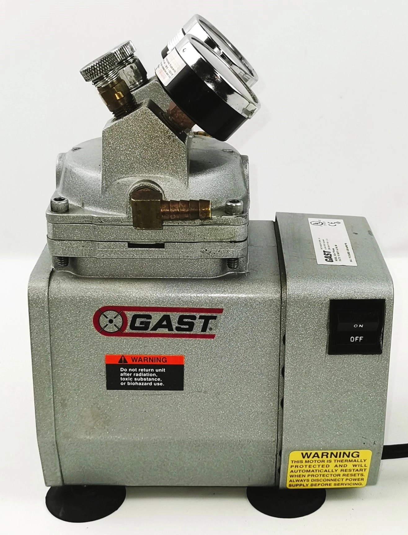 Gast DOA-P704-AA High-Capacity Vacuum Pump (1.1cfm)