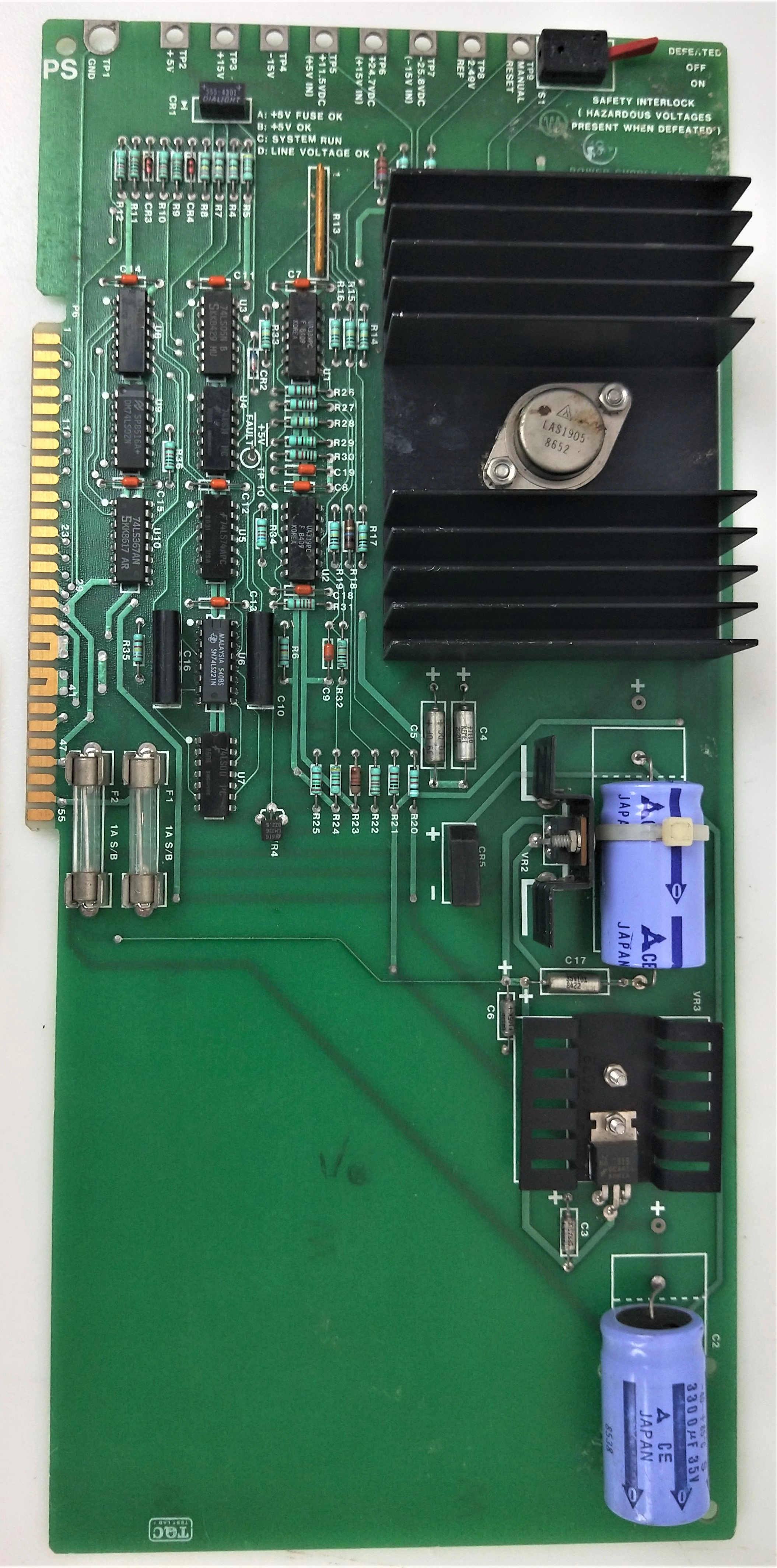 Varian 03-917720-00 Power Supply Board for Varian Star 3400 GC