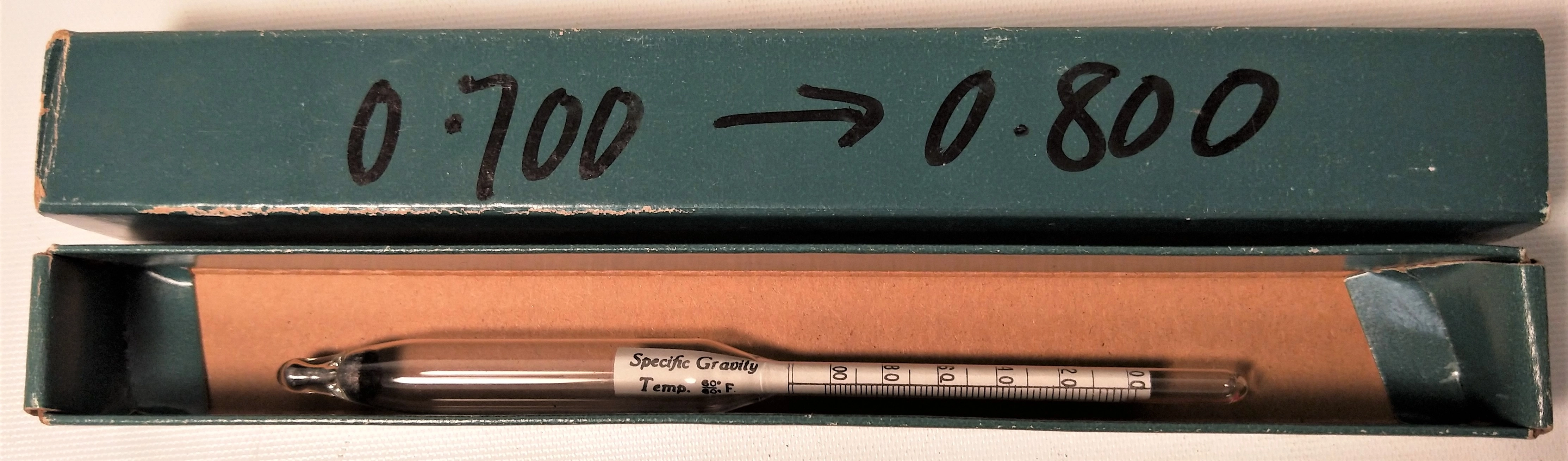 Ertco 2536 Specific-Gravity Hydrometer -  0.700 to 0.800