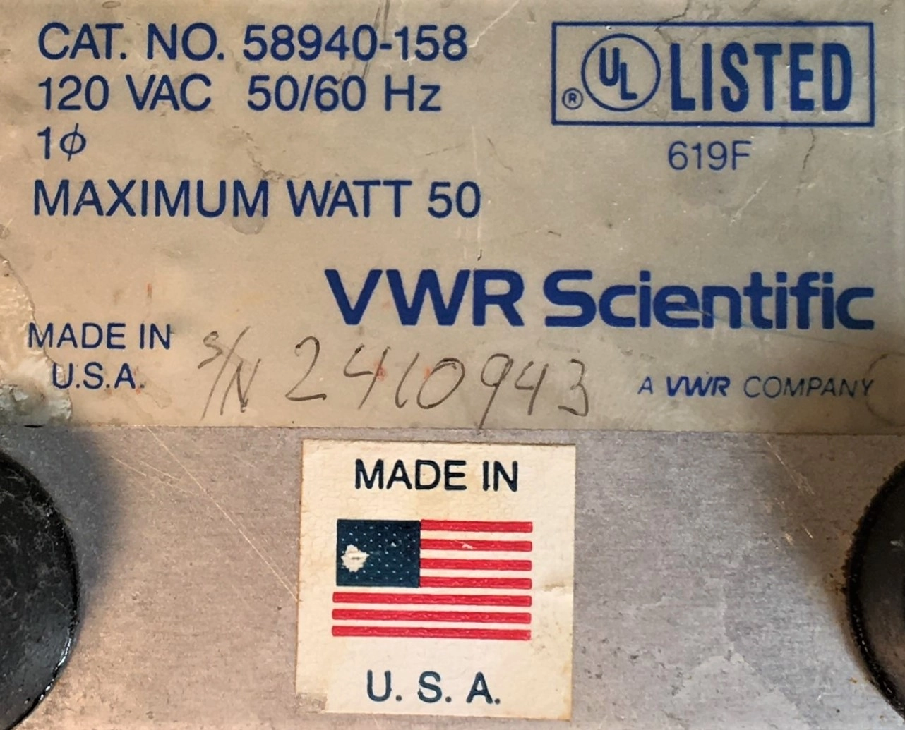 VWR 200 Mini Stirrer - 5.5" x 4" Plate