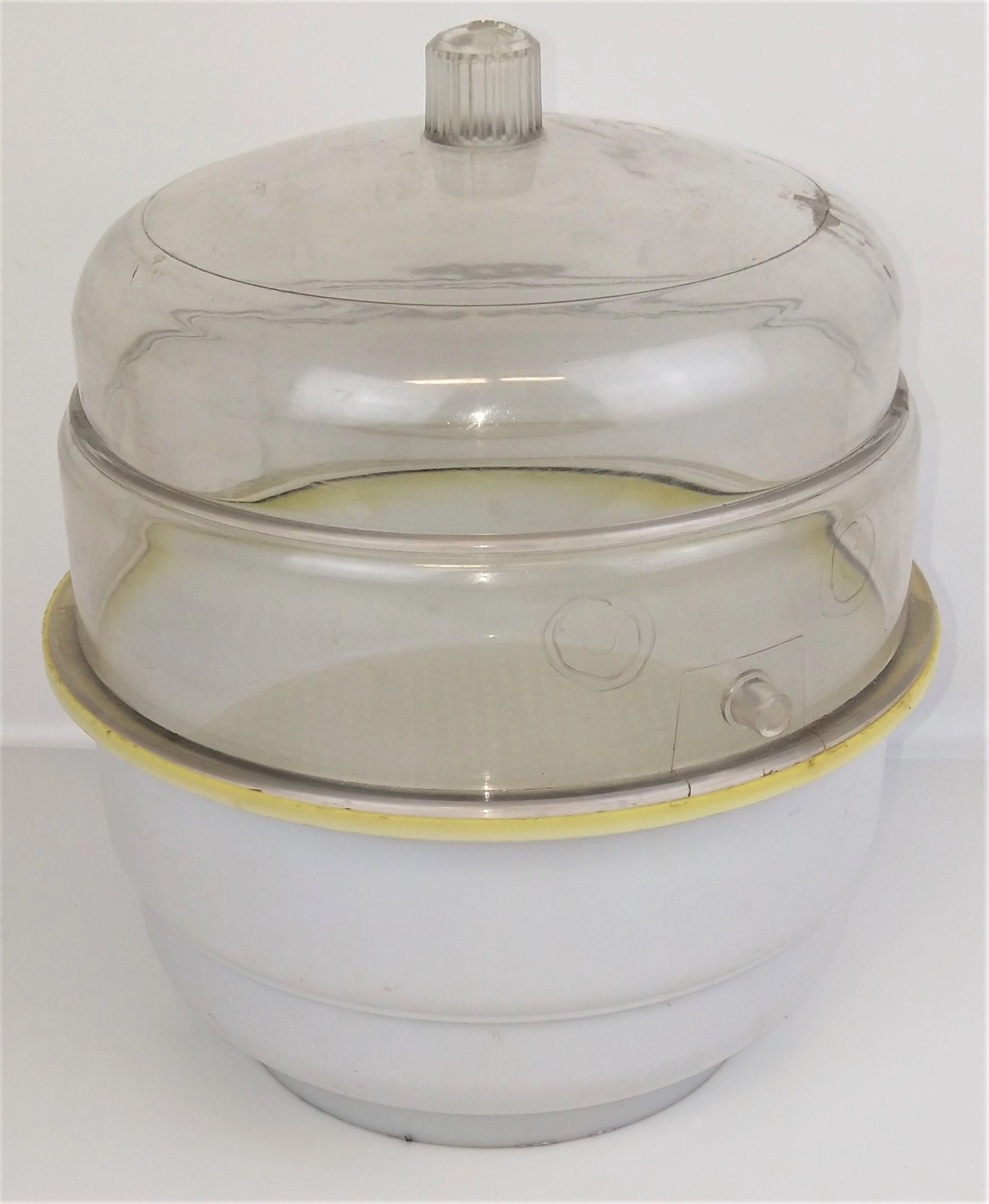 Bel-Art Space Saver F42025-0000 Plastic Vacuum Desiccator (240mm ID)