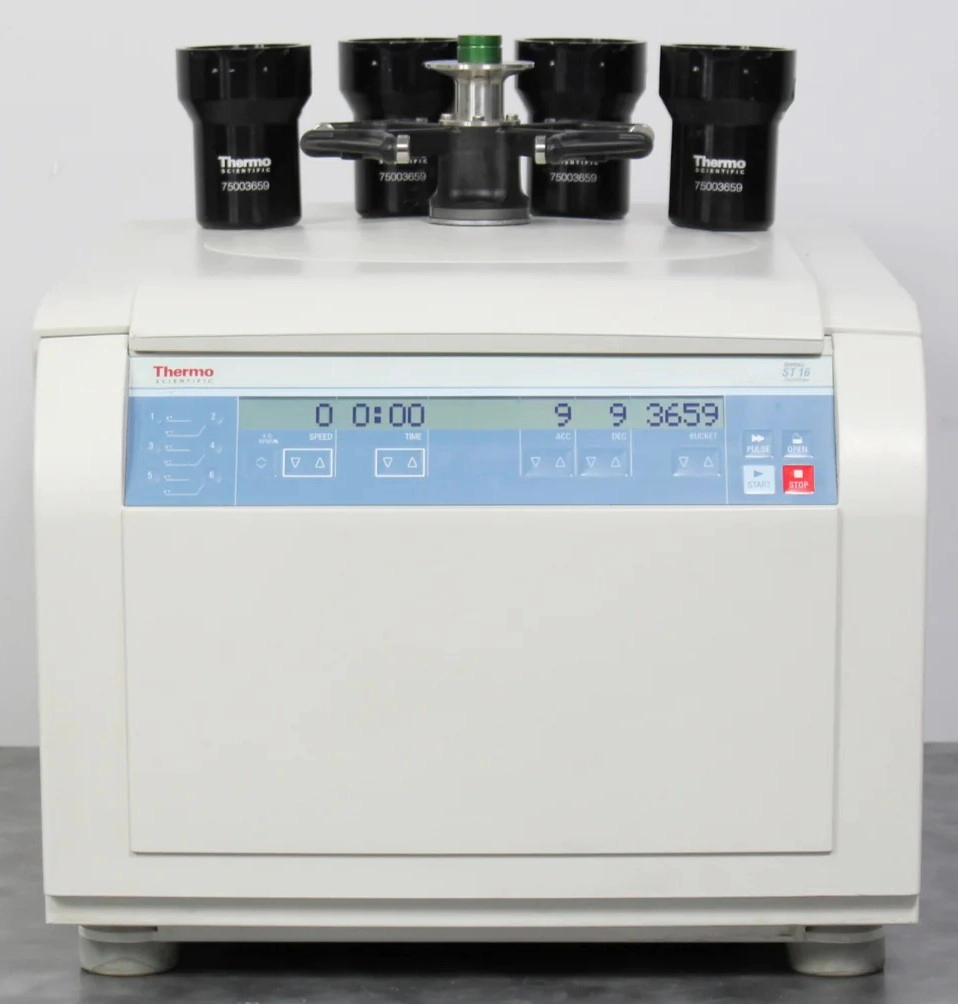 Thermo Sorvall ST 16 Centrifuge with TX-200 Rotor and Buckets (4 x 180mL)