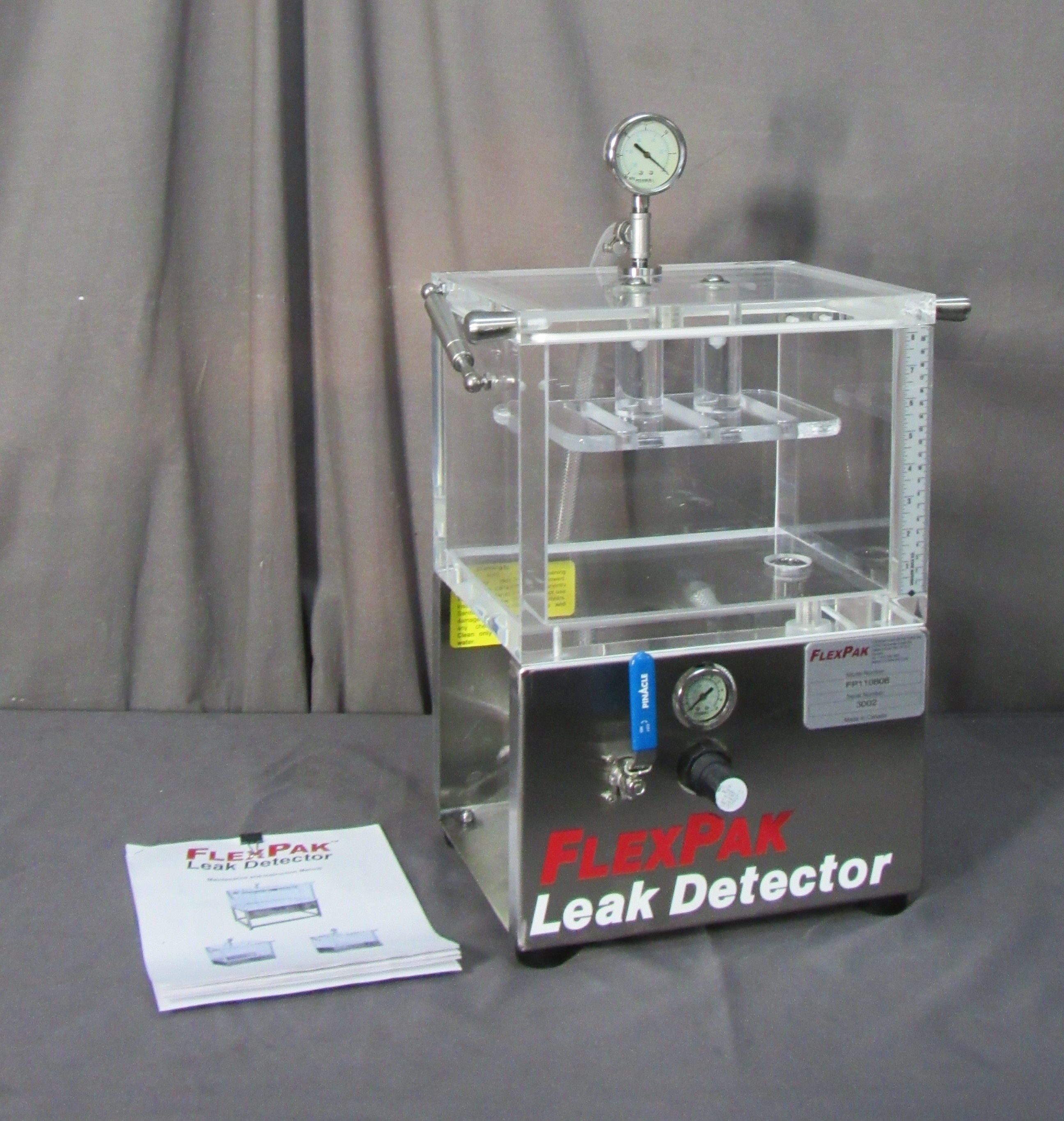 FlexPak FP110808 Package Leak Detector System; Packages up to 10"x7"x5" #41234