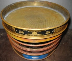 USA STANDARD 8 INCH TESTING SIEVE, NO: 20, BRASS, OPENING MICROMETER: 850, OPENING IN INCHES: 0331,