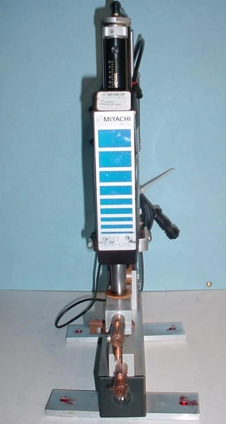 Unitek Miyachi 180A/EZ 2-165-01-09 heavy duty welding head, air operated with EZ Air. 5 to 100 pounds