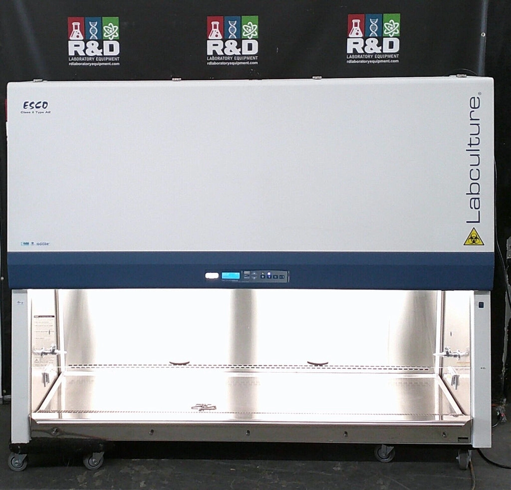 Esco 6ft LA2-6A2-E A2 Biosafety Cabinet w/ Stand &amp; UV, FULLY TESTED