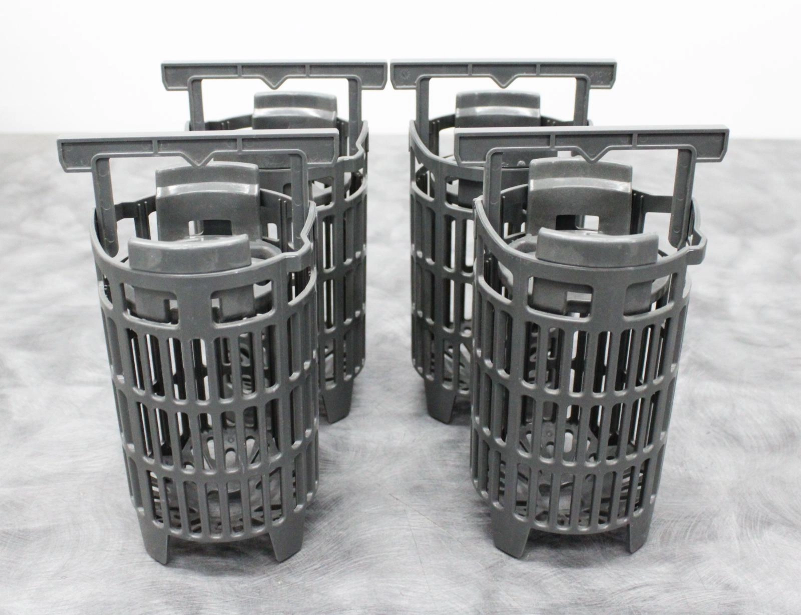 x4 Sakura Tissue Tek Xpress X120 Baskets w/ Handle &amp; Lid Holds 40 Cassettes 7103