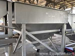 Stainless Steel Storage Hopper with Platform On Side