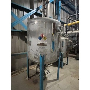 735 Gallon Alloy Fab 304 Stainless Steel Pressure Vessel