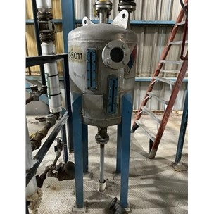 63 Gal Alloy Fab 304 Stainless Steel Pressure Vessel