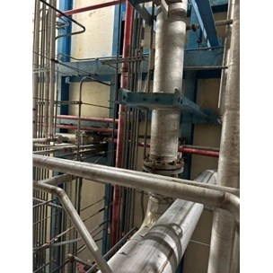 120 Sq Ft Perry Products Stainless Steel Shell &amp; Tube Heat Exchanger