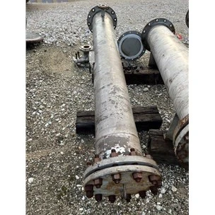 110 Sq Ft Perry Products Stainless Steel Shell &amp; Tube Heat Exchanger