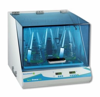 Benchmark Scientific H2010 Incu-Shaker 10L Stackable Shaking Incubator with non-slip rubber mat, 18" x 18" Platform, 30-300 rpm, 5&deg;C to 60&deg;C, 115V