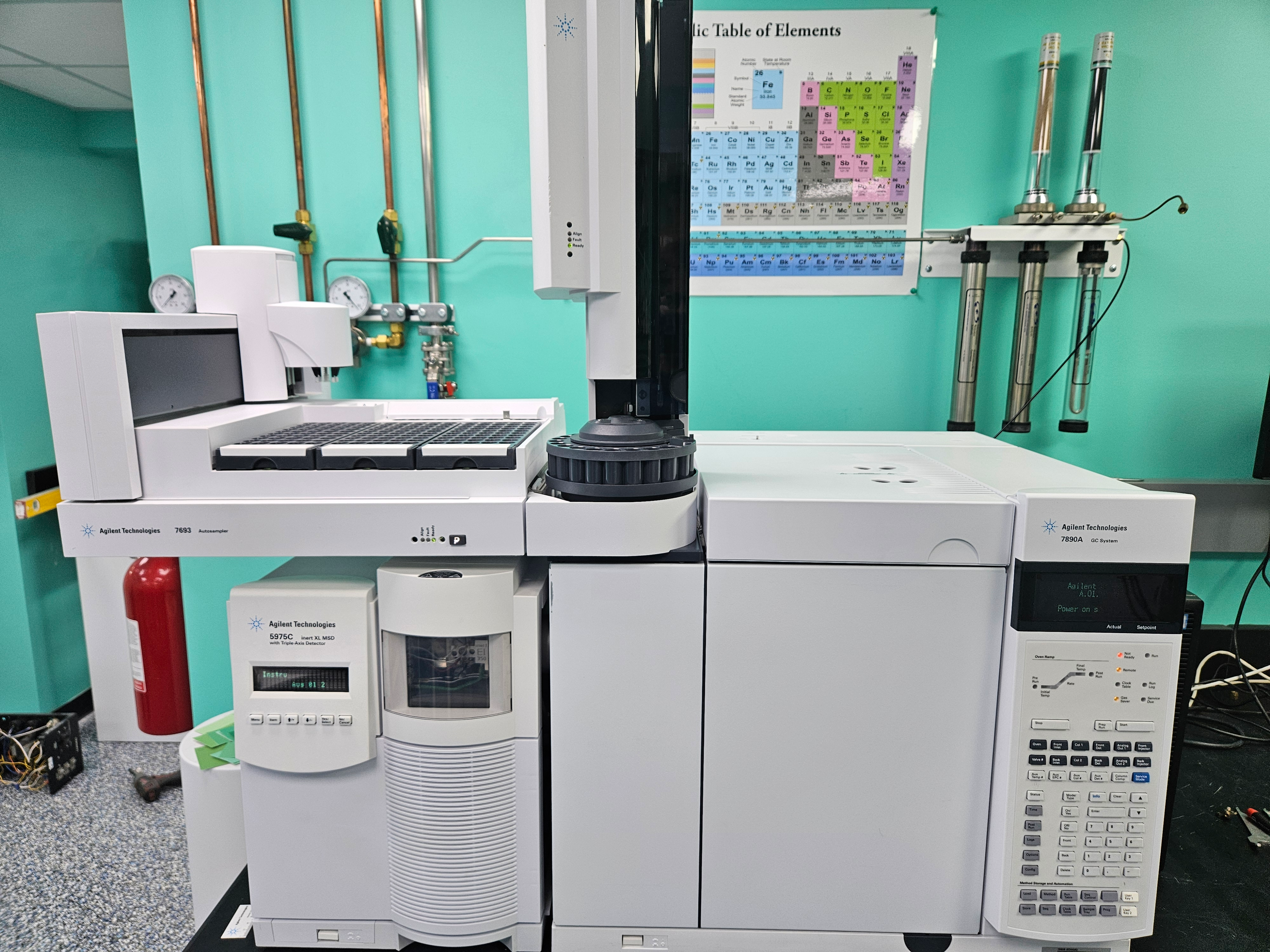 Agilent 5975C GCMS system 