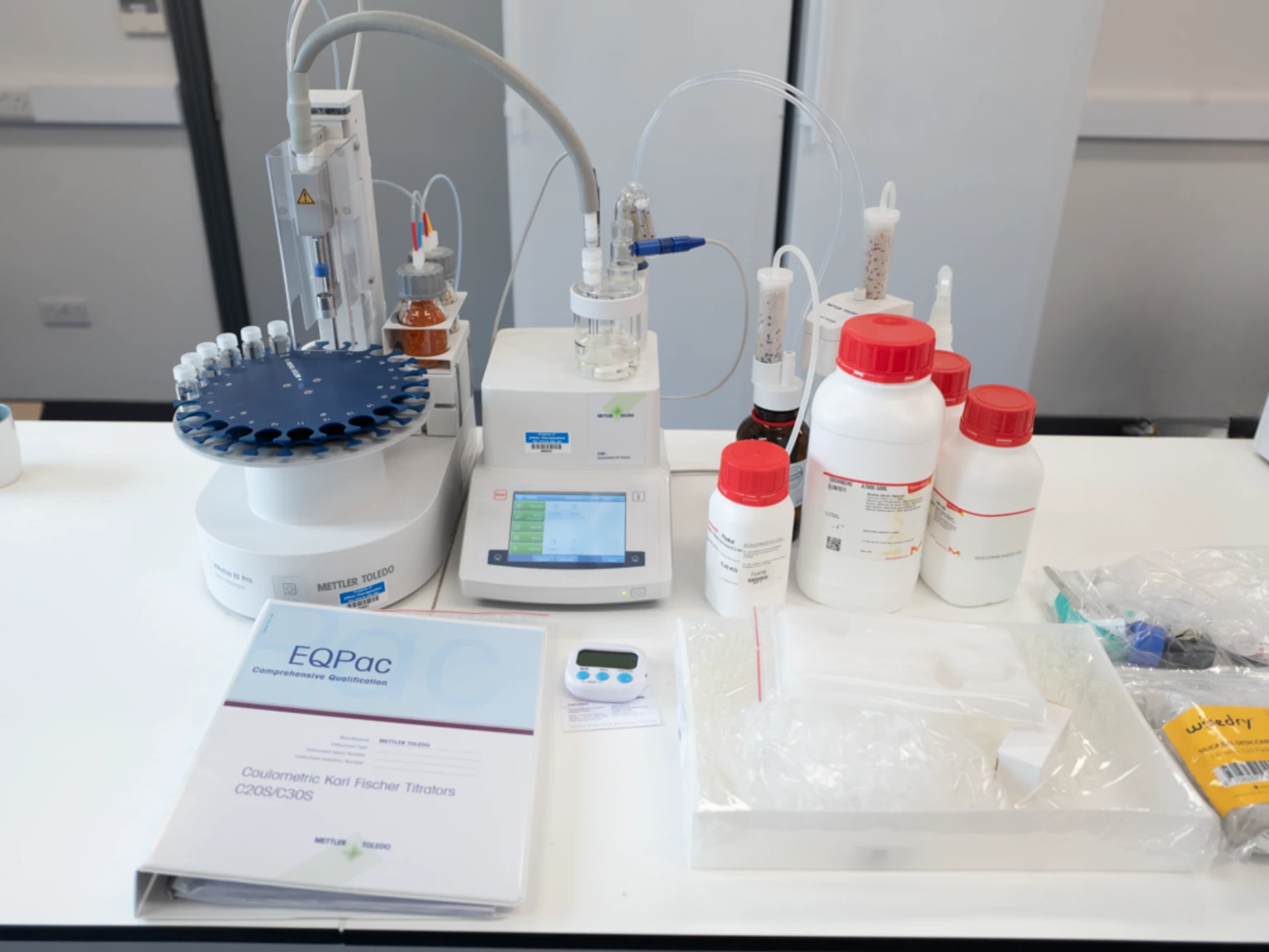 Mettler C30S Coulometric KF Titrator with InMotion KF Pro Oven Autosampler