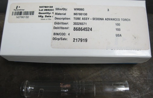 PERKIN ELMER FLAT PLATE TORCH OPTIMA 8 X 00 SERIES, 1316-071, NO: NO780130 REVE, MFG DATE: OCT/29/2