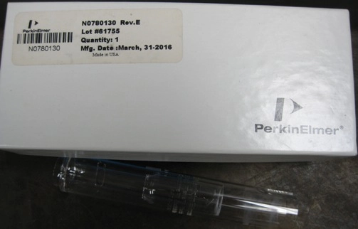 PERKIN ELMER FLAT PLATE TORCH, OPTIMA 8 X 00 SERIES, NO: 0317-016, NO: N0780130 REVE, MFG: OCT/23/2