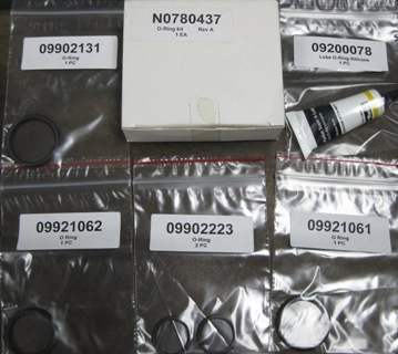 PERKIN ELMER O-RING KIT REV A, NO: NO780437,09902131, 09921062, 09902223, 09921061, 09200078 click