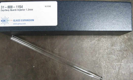 PERKIN ELMER GE GLASS EXPANSION CAPILLARY QUARTZ INJECTOR 12 MM,NO: 31-808-1154,NO: B137306 click 