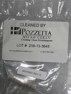 PERKIN ELMER POZZETTA MICRO CLEAN, LOT NO: 258-13-3645, NO776091 REV D 