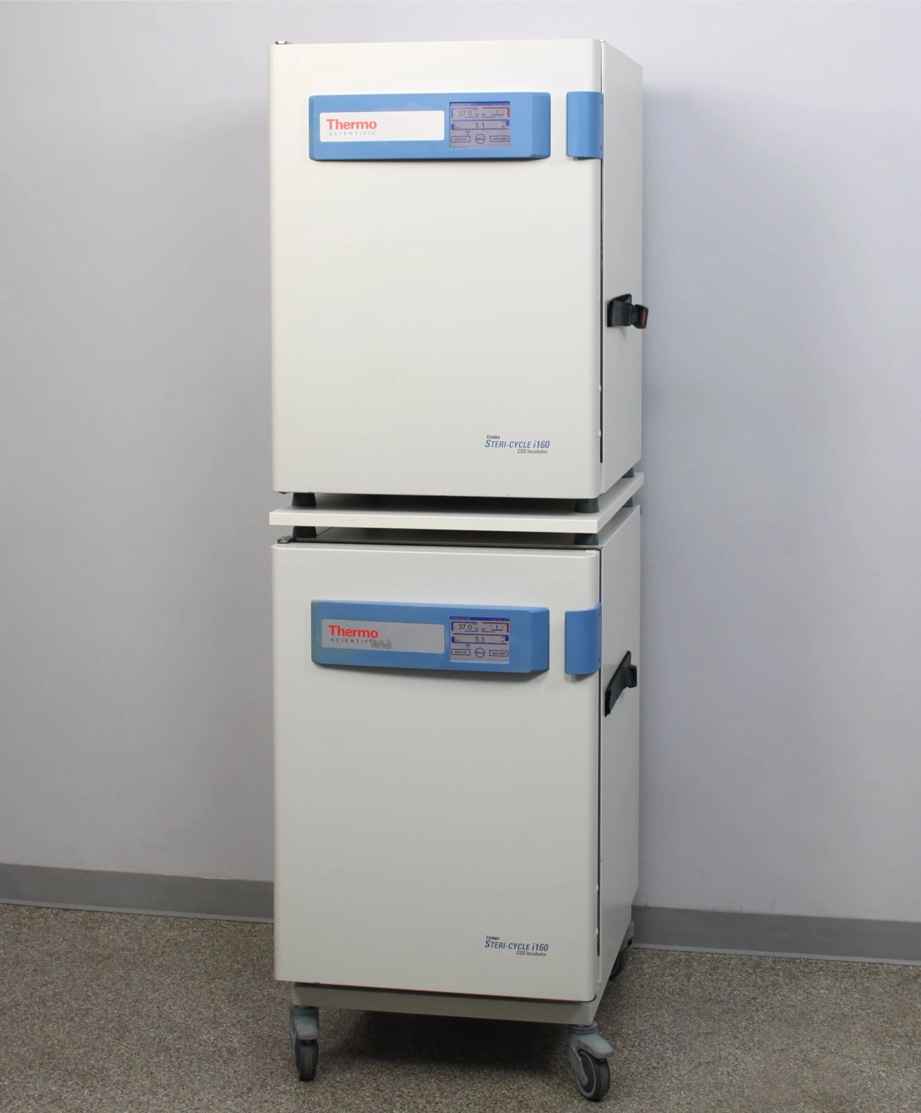 Thermo Scientific Forma Steri-Cycle i160 Double Stack CO2 Incubator with Cart