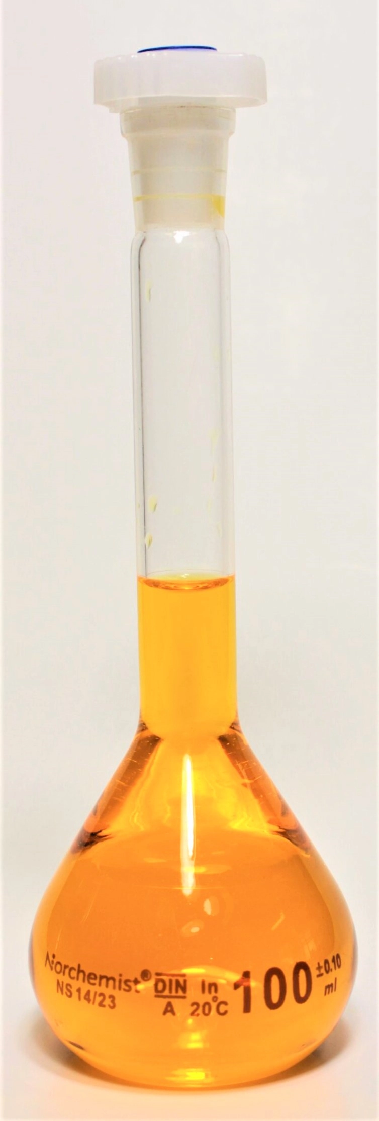 Norchemist GP-FL-0041 Class A 100mL Volumetric Flask