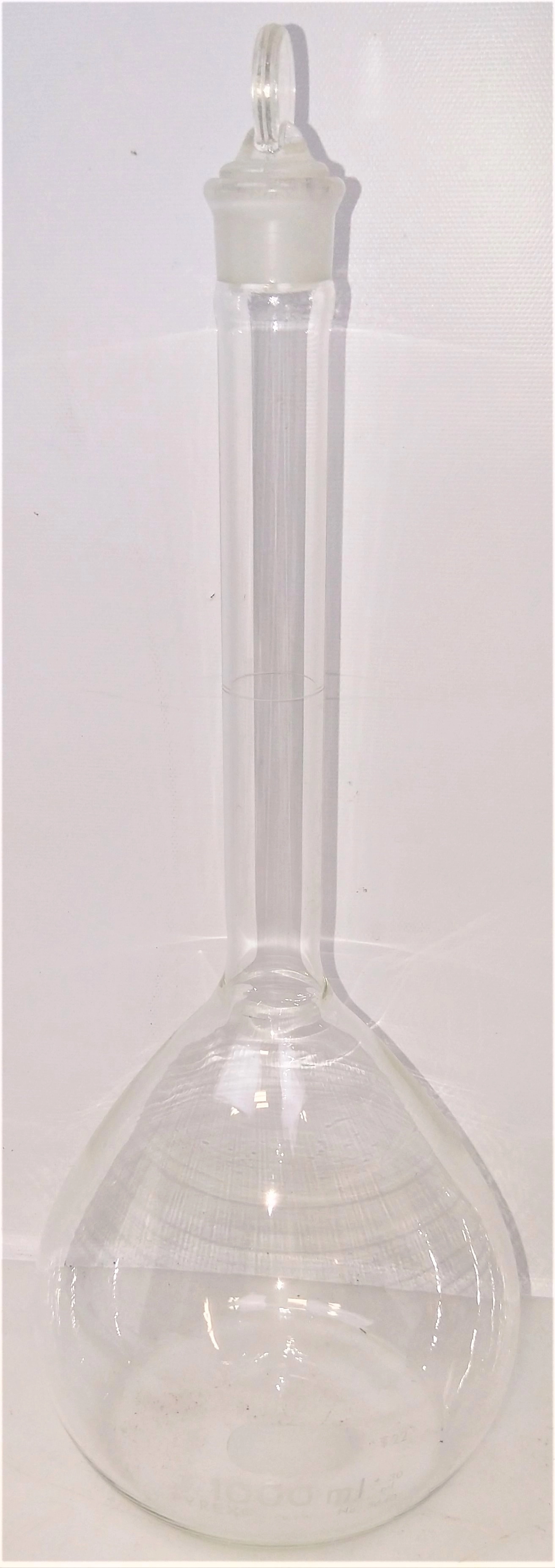 Corning PYREX (and Equivalent) 1000mL Volumetric Flasks - Class A and B