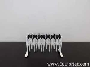 Lot 90 Listing# 1023442 Lot of 13 Integra Single Channel Evolve Manual Pipettes With Stand