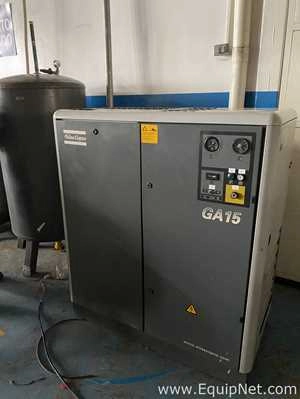 Atlas Copco GA15 Air Compressor With Tank