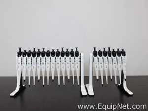 Lot 97 Listing# 1023466 Lot of 20 Integra Single Channel Evolve Manual Pipettes With Stands