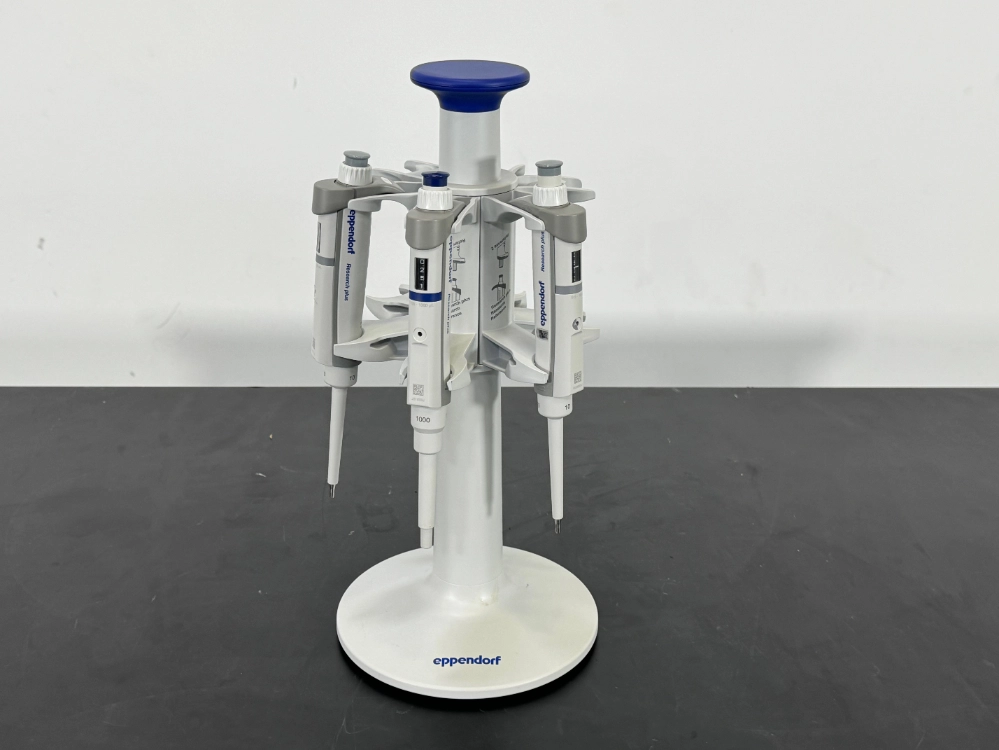 Eppendorf Research Plus Single Channel Pipettes w/ Stand - Quantity 3 ...