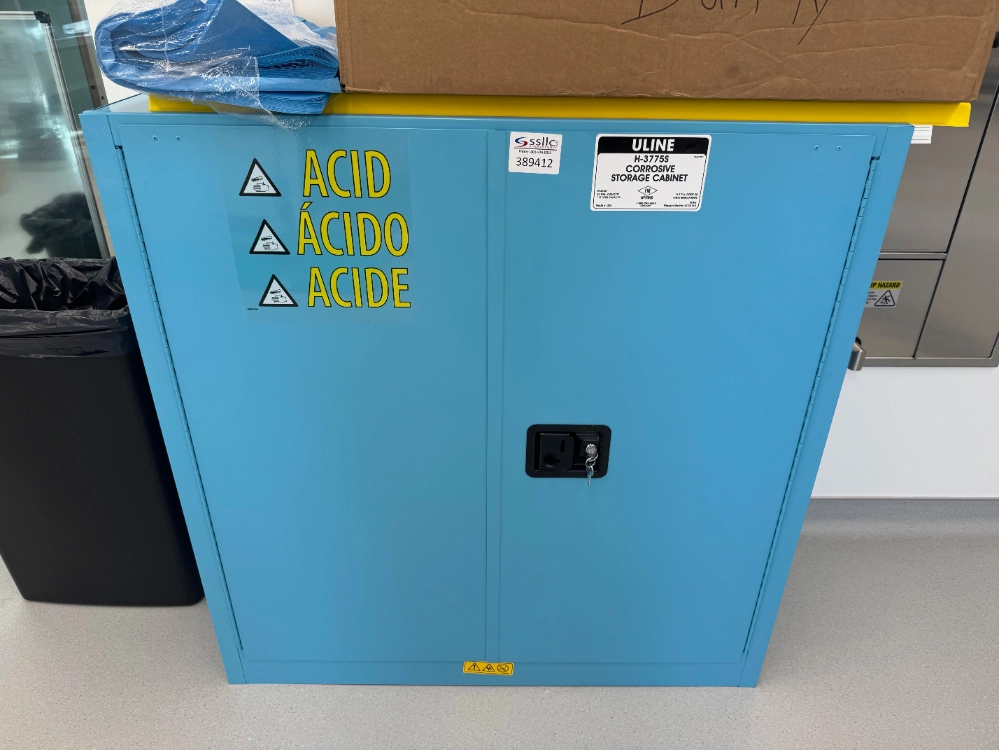 ULINE 30 Gallon Corrosive Storage Cabinet