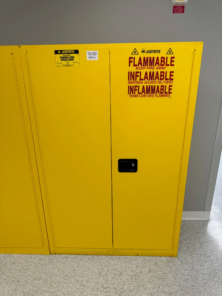 Justrite Sure-Grip EX 45 Gallon Flammable Liquid Storage Cabinet