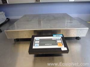 Lot 210 Listing# 1022707 Sartorius EB150FEG-I Stainless Steel Platform Scale Capacity 150 Kg