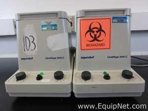 Lot 186 Listing# 1022265 Lot of 2 Eppendorf 5415C Laboratory Centrifuges