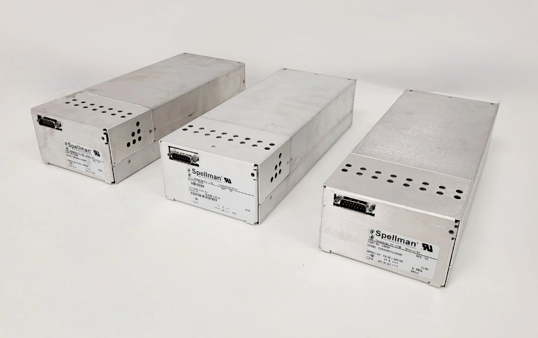 3 x Spellman X3000 Power Supplies Lab