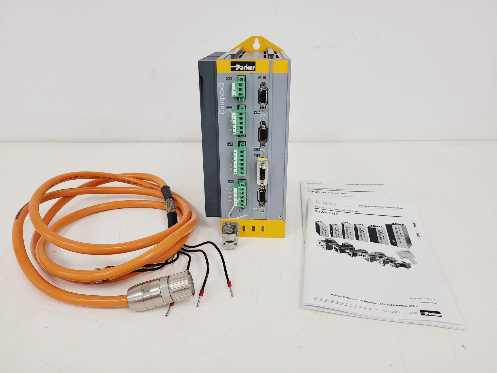 Parker Hannifan Compax3 High Power 155A Resolver Analog Input Servo Controller