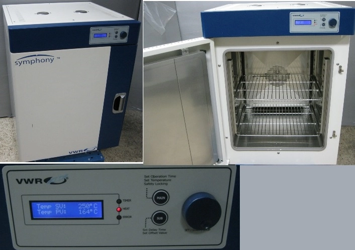 VWR SCIENTIFIC SYMPHONY HORIZONTAL FORCED AIR LABORATORY OVEN, PART NO: 414004-566, NO: 0411305125K0