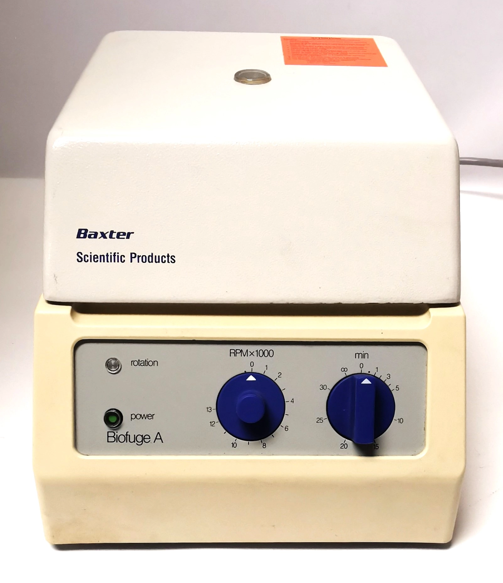 Heraeus (Baxter) Biofuge A 1217 Microcentrifuge with 1378 Rotor (24 x 1.5mL)