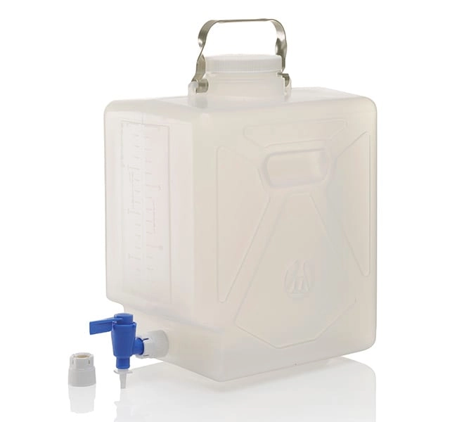 Nalgene Polypropylene, Rectangular Carboy with Spigot