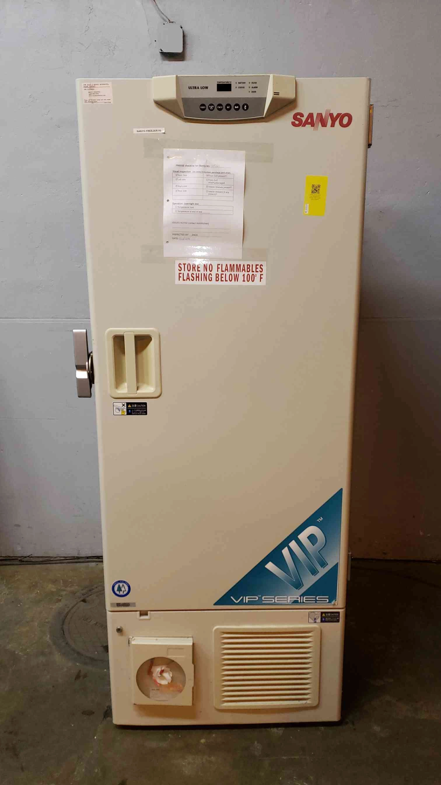 Sanyo Ultra-Low Temperature Freezer MDF-U52VA TESTED (105061)