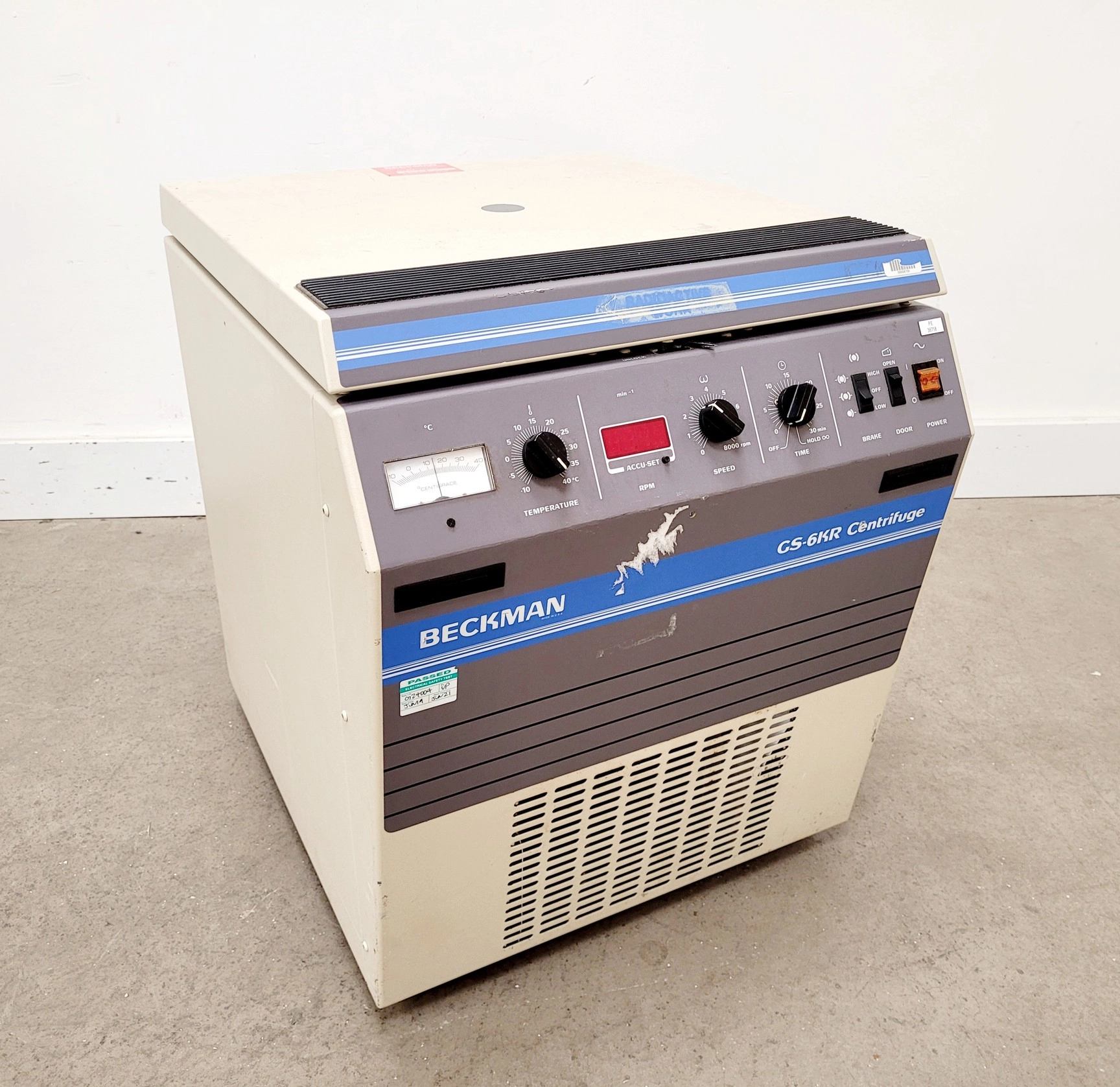 Beckman GS-6KR Centrifuge with PTS-2000 Rotor Lab