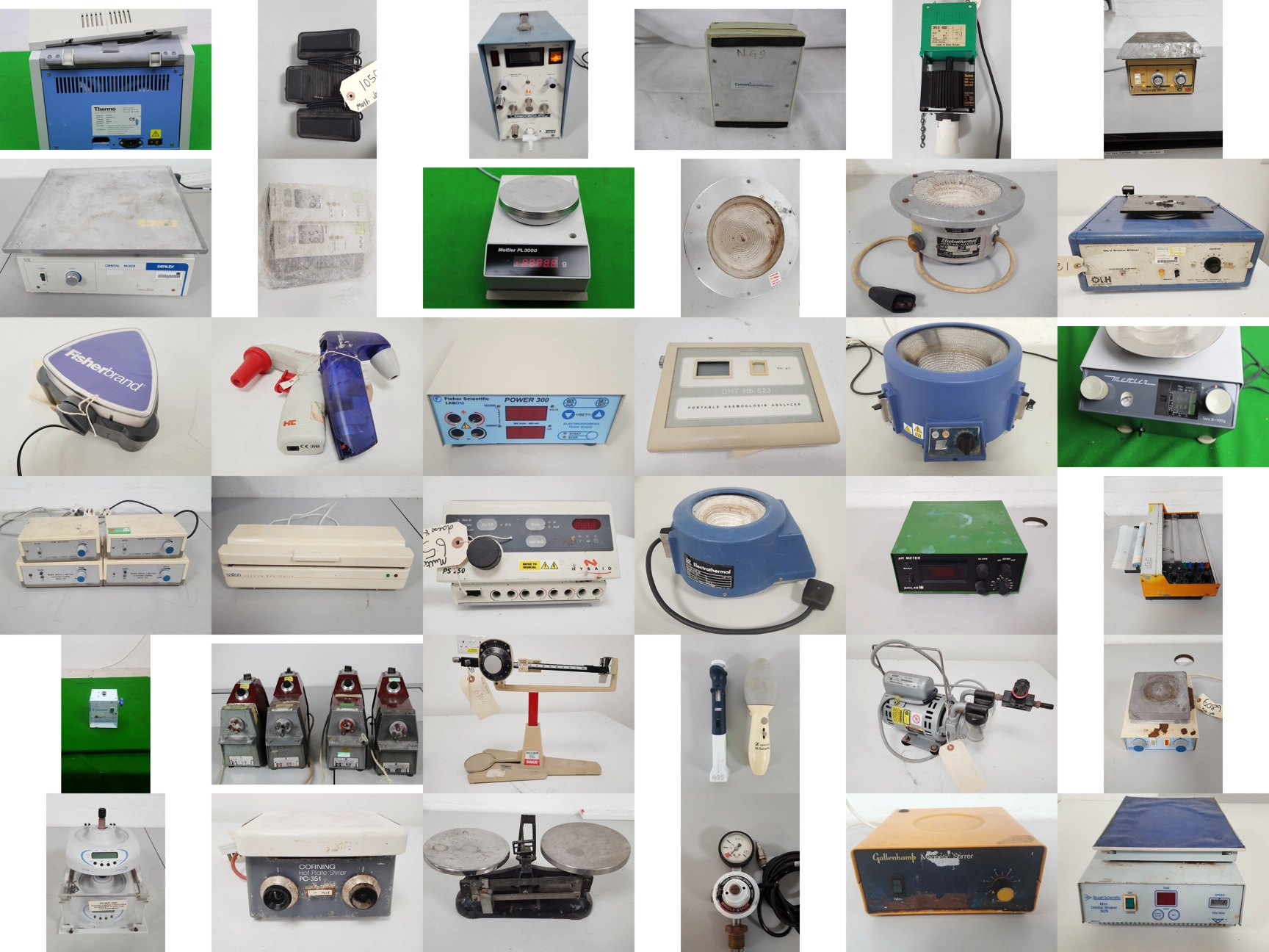 Job Lot of Mixed Benchtop Lab Equipment - IKA, Heraeus, Grant, Tehcne, Ohaus