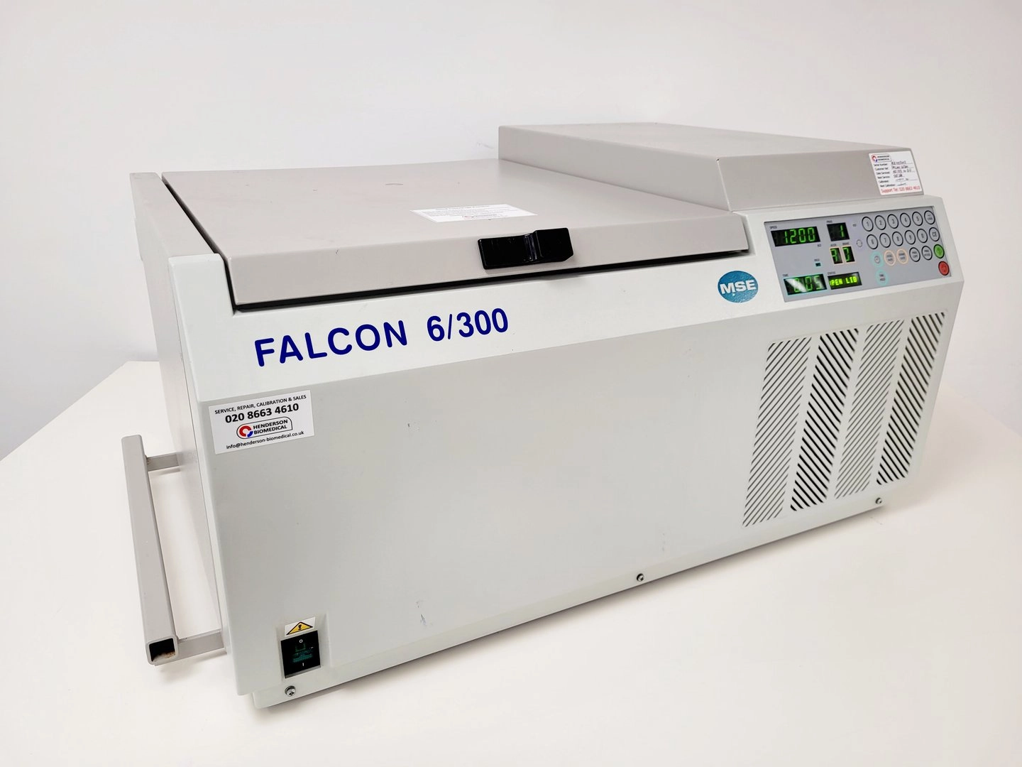 MSE Falcon 6/300 Centrifuge w/ MSE Swing Out Rotor Lab