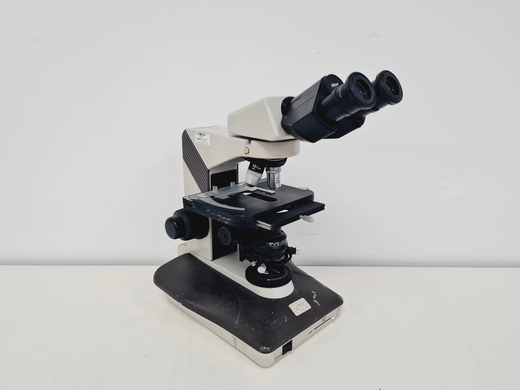 Nikon Labophot 2 Polarizing Microscope w/ 3 x Objectives E Plan Lab 10/20/40 Lab