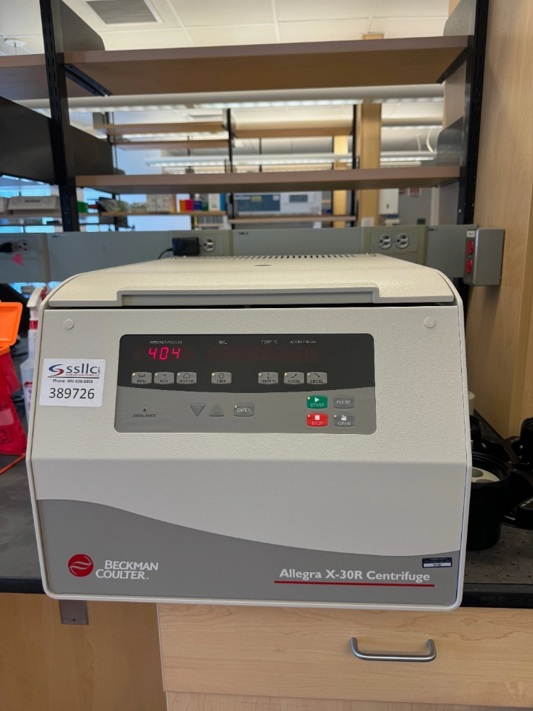 Beckman Coulter Allegra X-30R Refrigerated Centrifuge