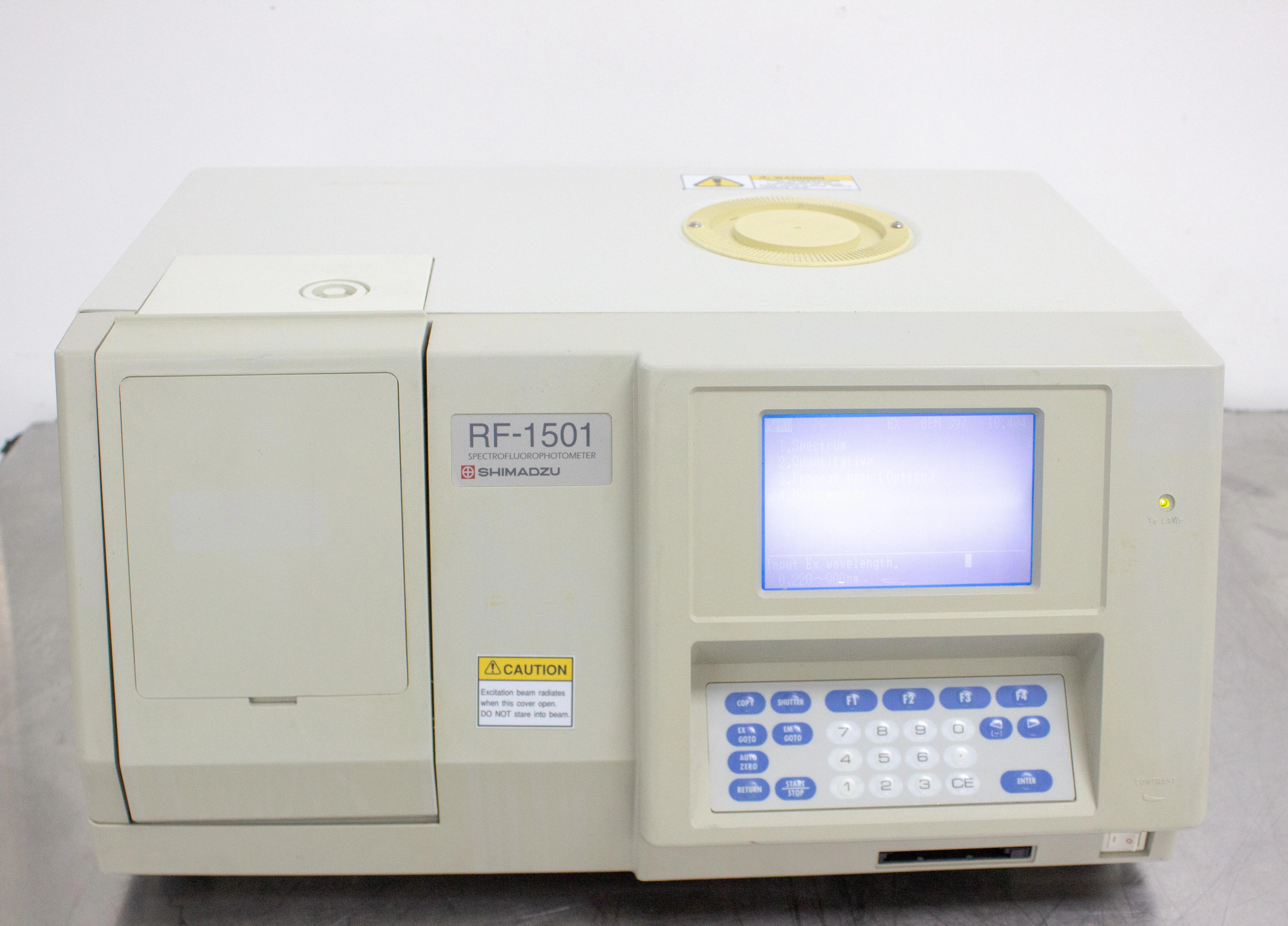 Shimadzu RF-1501 Spectrofluorophotometer Cat# 206-62901-92 - 3374347