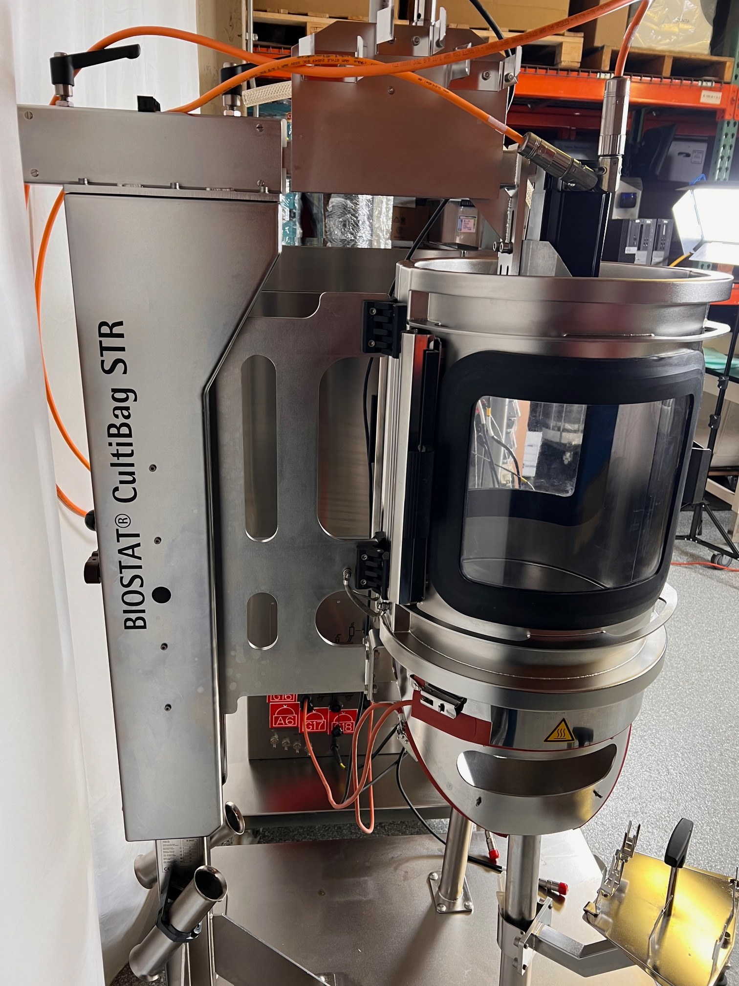 Sartorius Biostat STR 50L Single Use Bioreactor Cell Culture Bioprocess ...